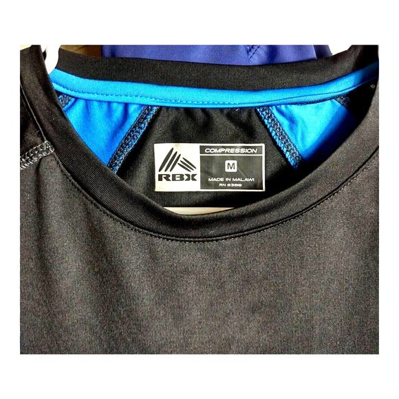 RBX Men's Activewear X-Dri Long Sleeve Compression Stretch Shirt Medium - Picture 3 of 8